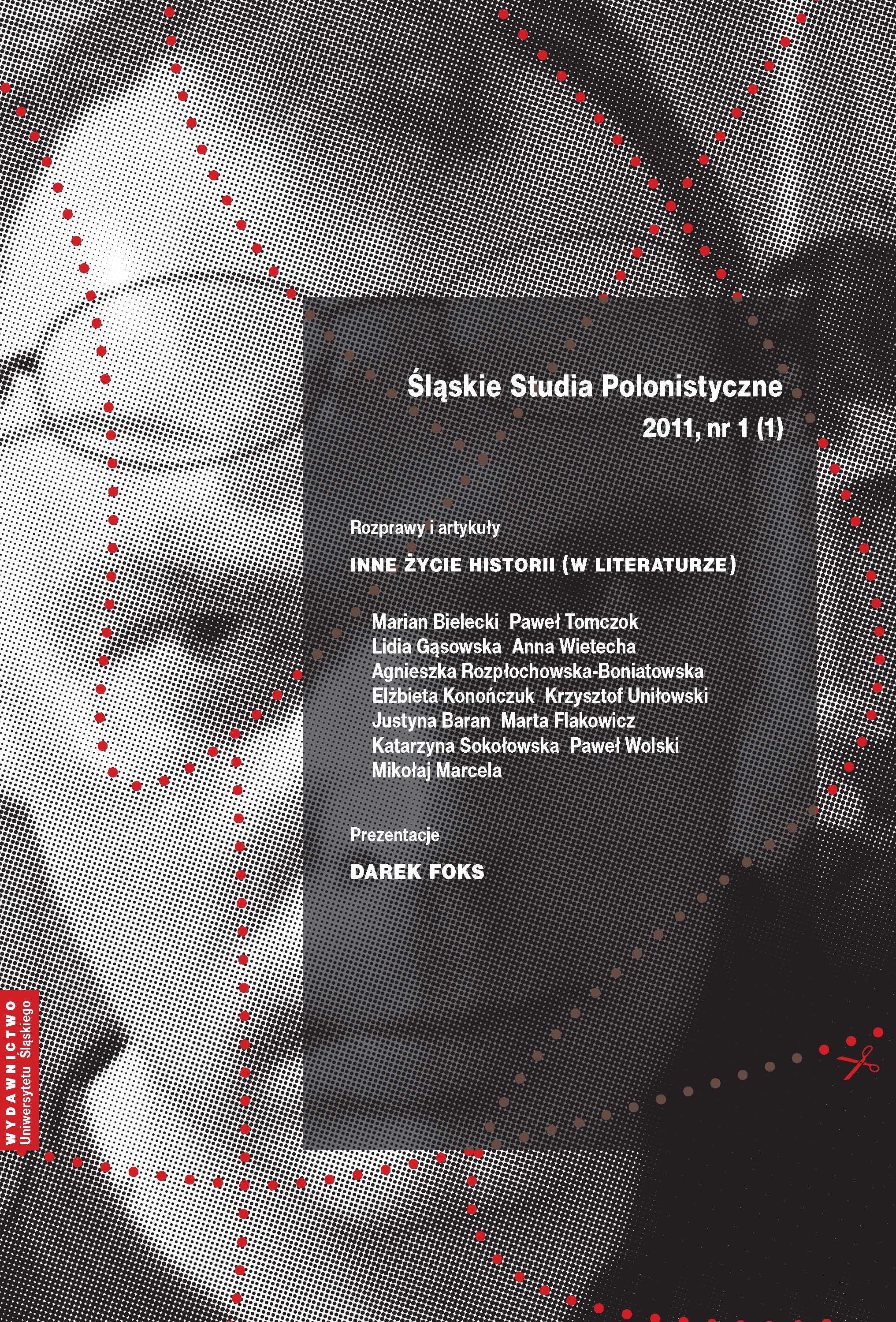 Śląskie Studia Polonistyczne 2011 nr 1 (1)