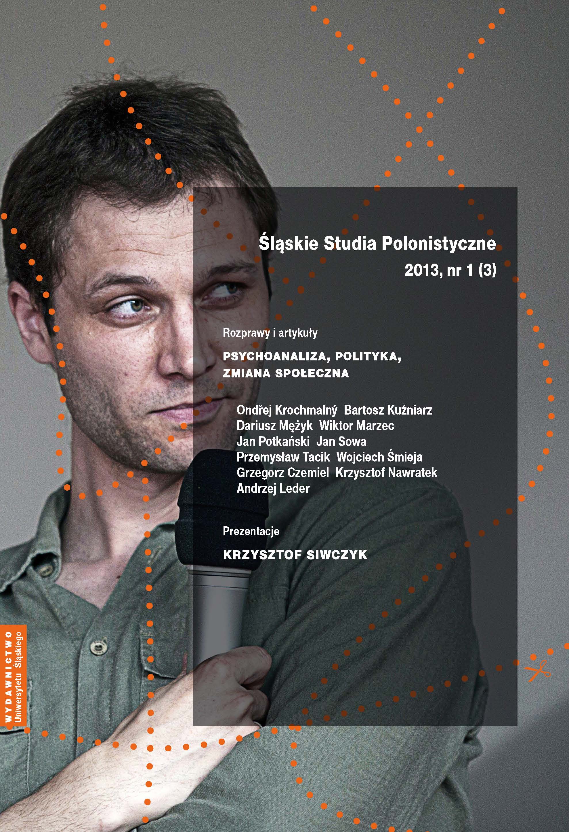 Śląskie Studia Polonistyczne 2013 nr 1 (3)