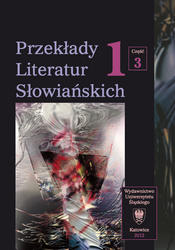 Przekłady Literatur Słowiańskich. T.1. Cz.3